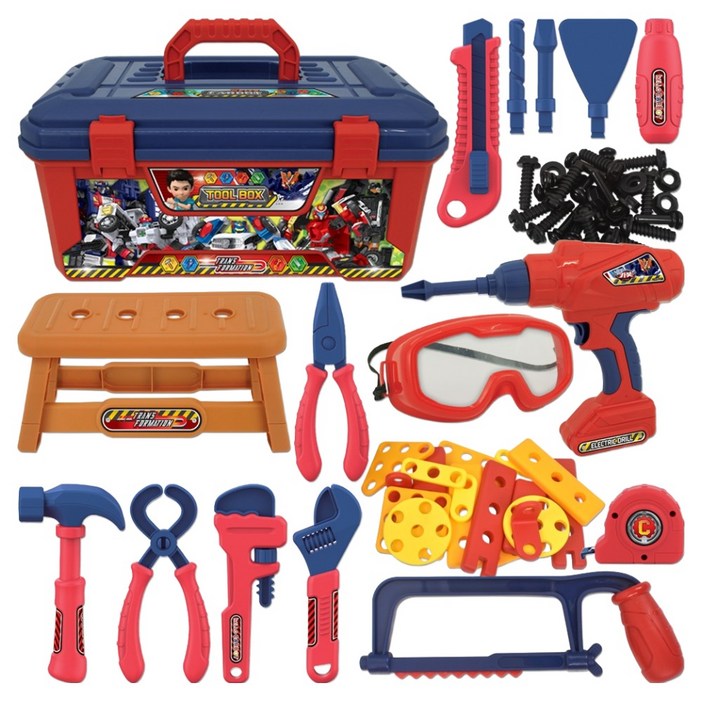 헬로카봇 카봇 공구박스 전동드릴  공구키트 세트