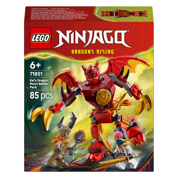레고 닌자고 카이의 드래곤 로봇 배틀 팩 71851