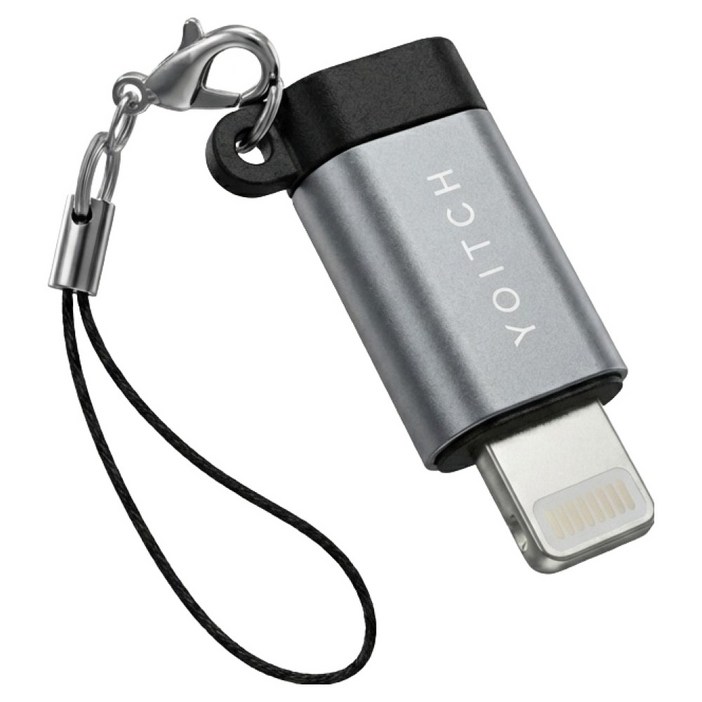 요이치 C타입-애플8핀 변환 젠더 + 스트랩 고리 세트