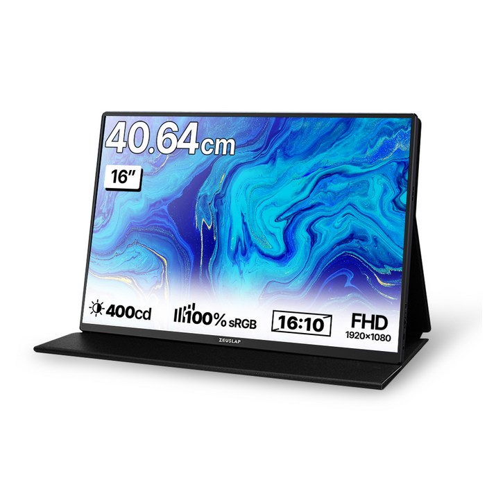 제우스랩 FHD 휴대용 모니터, 40.64cm, P16 제우스랩 FHD 휴대용 모니터, 40.64cm, P16