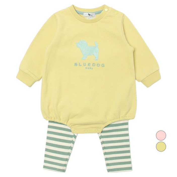 블루독베이비 바디슈트 A 세트