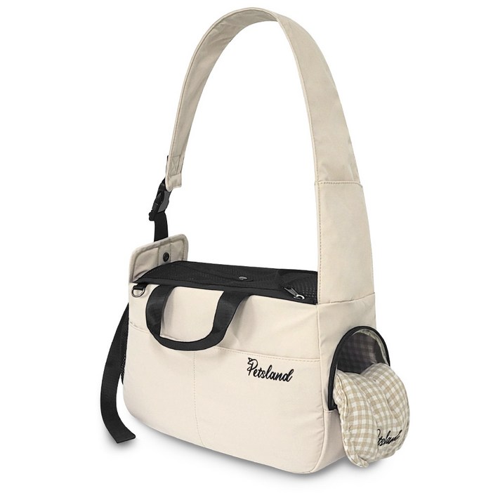 펫츠랜드 반려동물 스너그 슬링백 + 이너쿠션 세트