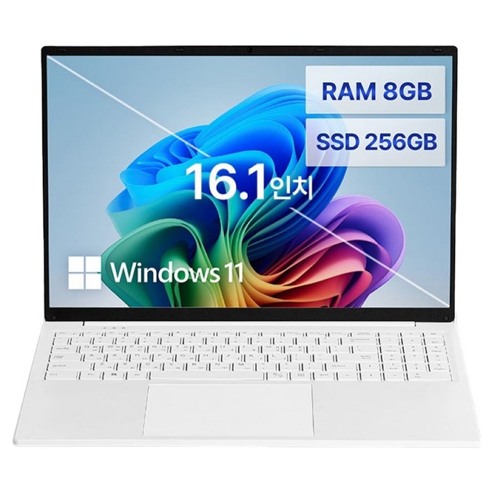 베이직스 2024 베이직북 16 Nseries N95, White, 256GB, 8GB, WIN11 Pro, BB1624FW