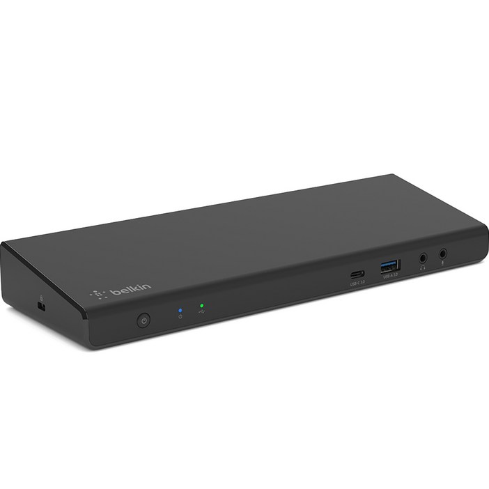 벨킨 유니버셜 USB-C 트리플 디스플레이 독 INC007, 블랙