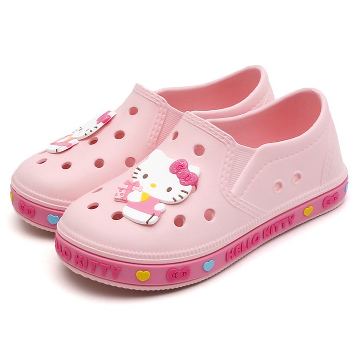 산리오 여아용 헬로키티 셔플 실내화