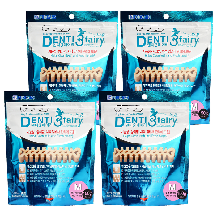 포켄스덴티페어리 강아지 덴탈껌 M 중소형견용