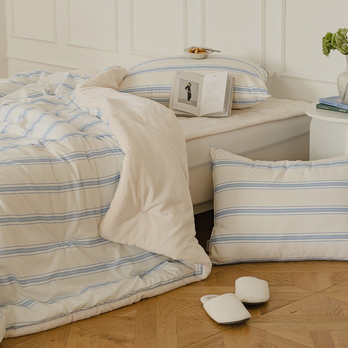 아망떼 머핀 무소음 장모 극세사 차렵이불