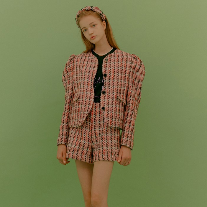 듀이듀이 여성용 트위드 쇼츠