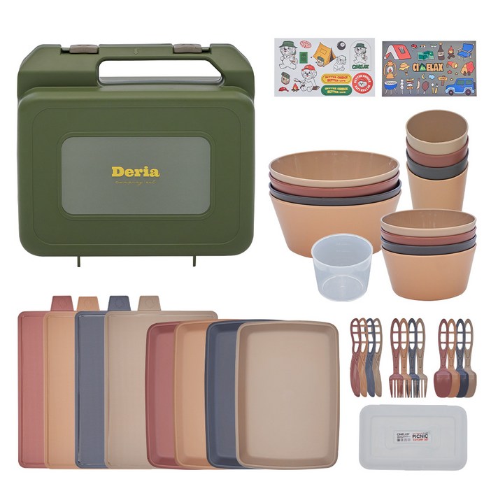 씨밀렉스 드라이 캠핑 식기커트러리 세트