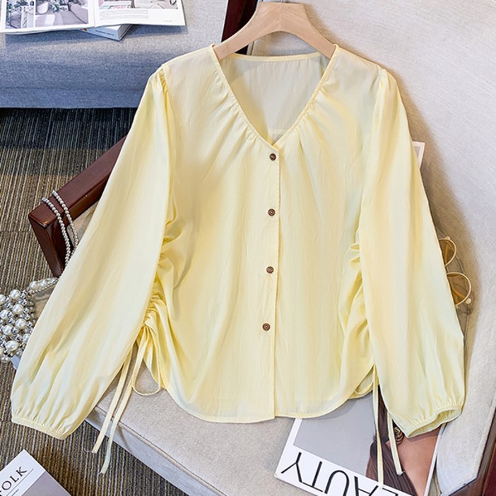 포플러앤씨 여성용 드벨라 빅사이즈 블라우스 P25FBL070826