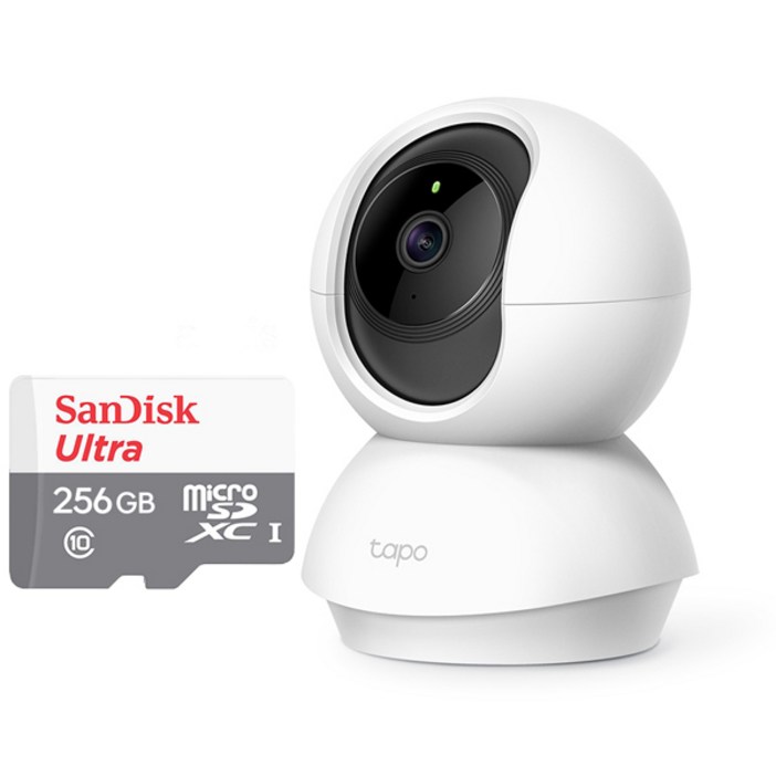 티피링크 Tapo C210(Tapo TC71) 300만화소 360도회전 실내무선카메라 홈CCTV 야간흑백전환, 선택5 Tapo C210(TC71)+메모리카드256G