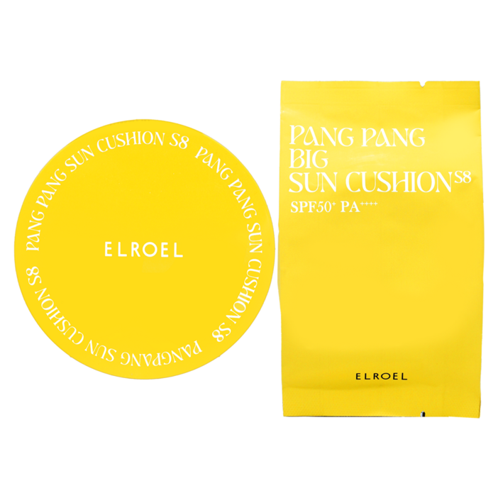 엘로엘 팡팡 빅 선쿠션 S8 25g + 리필 세트 SPF50+ PA++++