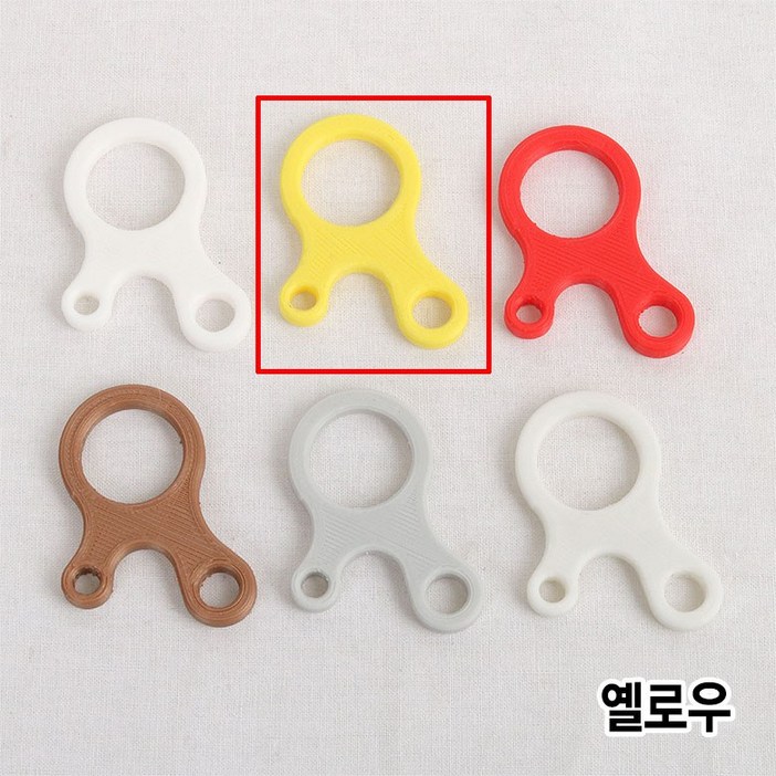 와이지알씨 다용도 플라스틱 로프 스토퍼 텐트 타프 로프고정 길이조절 캠핑 낚시 등산