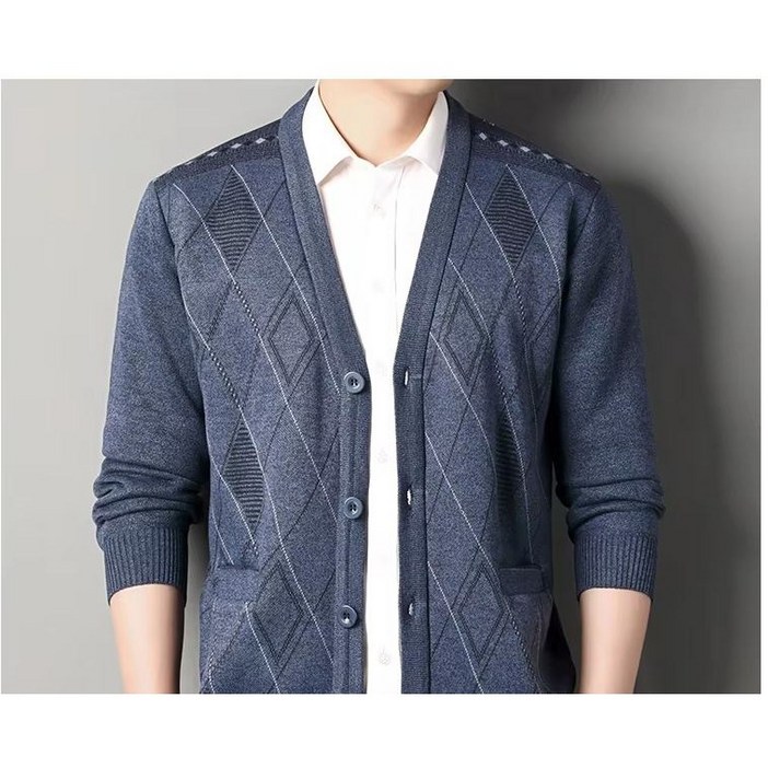 [당일출고] 남자 가디건 고급소재 데일리 스웨터 따뜻한 남성 cardigan