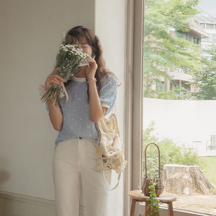 리린 [쫀쫀] 해피 가벼운 귀염도트 티549969