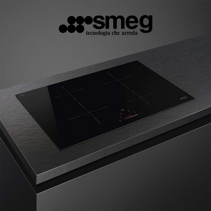 스메그 인덕션 블랙 560x480mm 220V호환