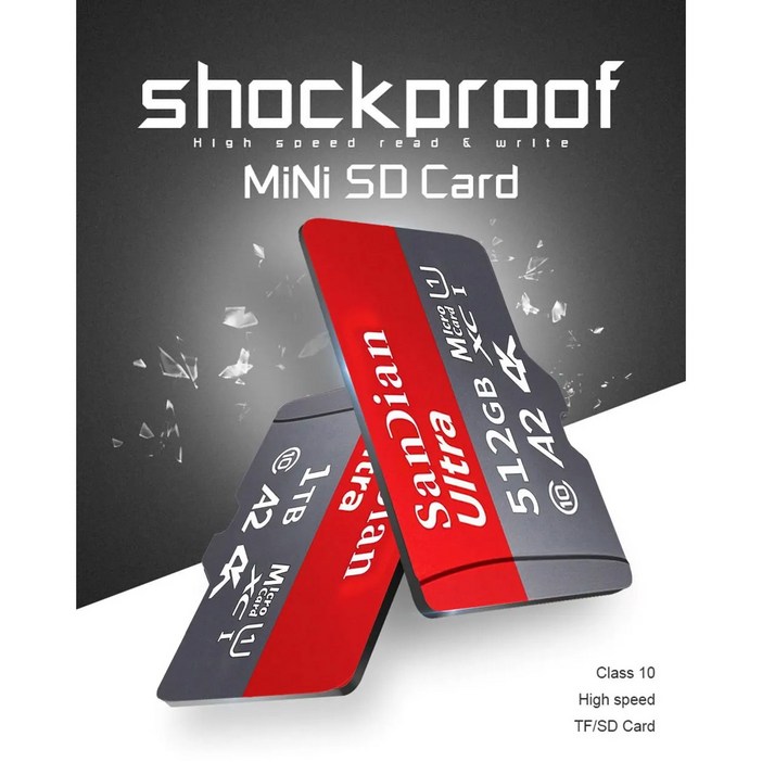sandian SD 메모리 카드 마이크로 SD카드 512GB 1TB, 512GB
