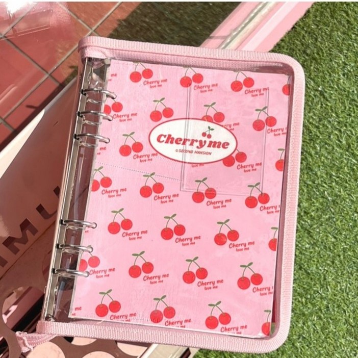 6공 지퍼 바인더 다이어리 유치원교사 포카