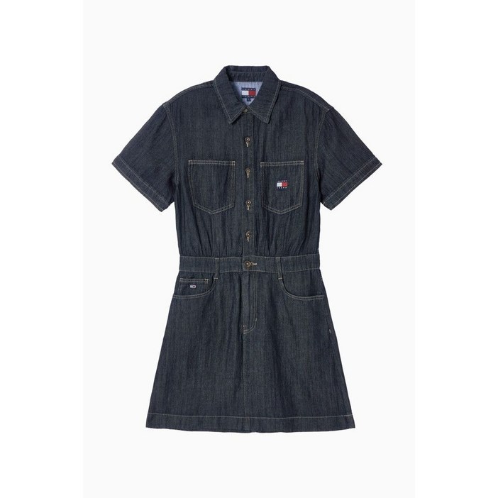 [백화점정품] 타미진스 원피스 여성 데님 린넨 (T32F1WOP01TWL1) 하객