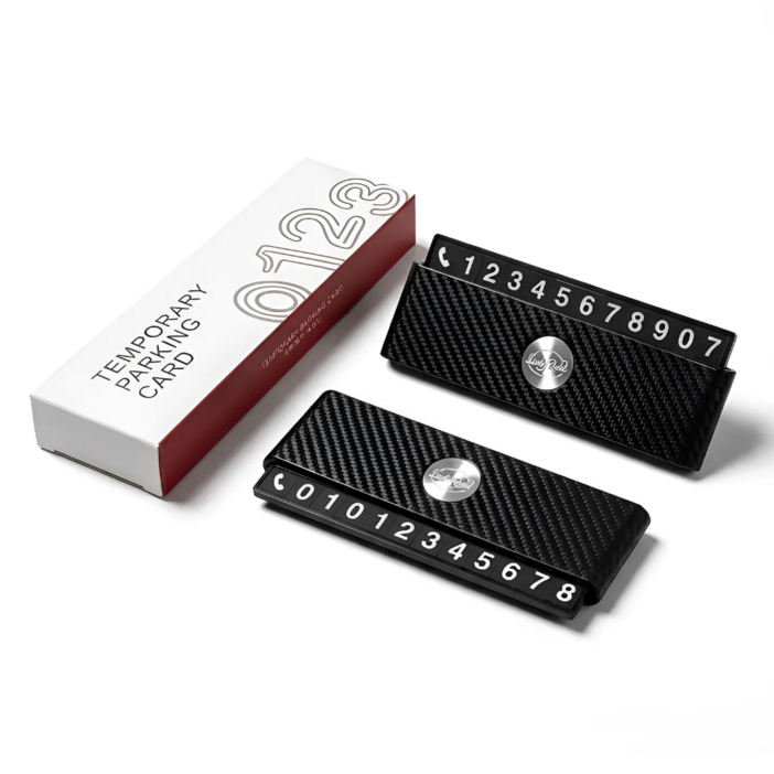 럭키로드 듀얼 슬라이드 주차 번호판