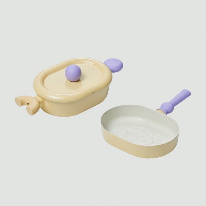 베터핑거 시그니처 2종 세트(오벌 전골 냄비24cm+그릴팬 24cm), 단일상품, 1개