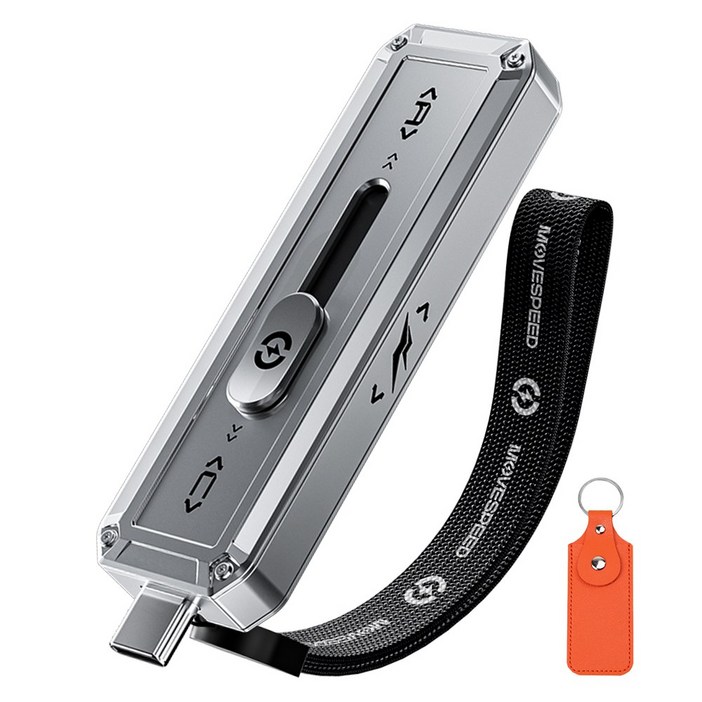 MOVESPEED SP20 2100MB/s 초고속 USB 3.2 외장 SSD 휴대용 저장장치 스마트폰 노트북 PC 호환 백업 파일이동 최적, 은색, 256GB