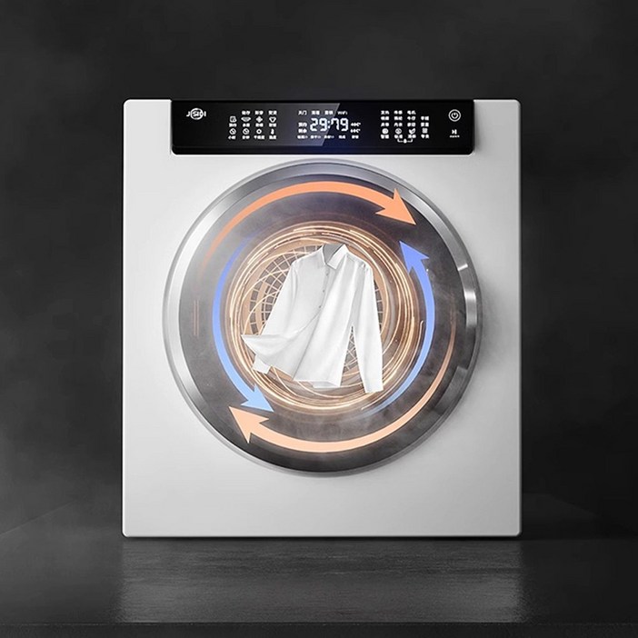 홈라이브러리 보송담은 중형 건조기 8kg 의류 속옷 양말 수건 이불빨래 인버터 드라이, 실버 8kg