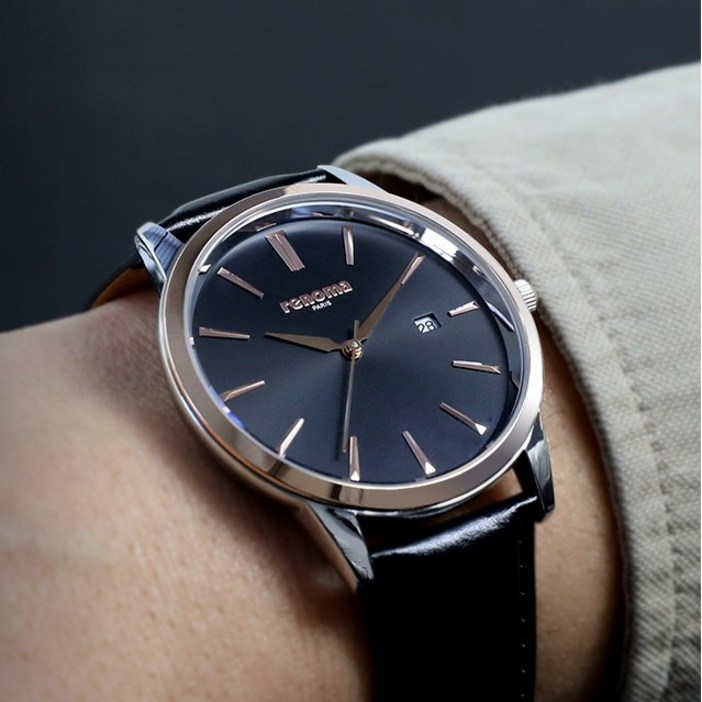 renoma 레노마 매버릭 선레이 남성 가죽시계 RE600 6컬러