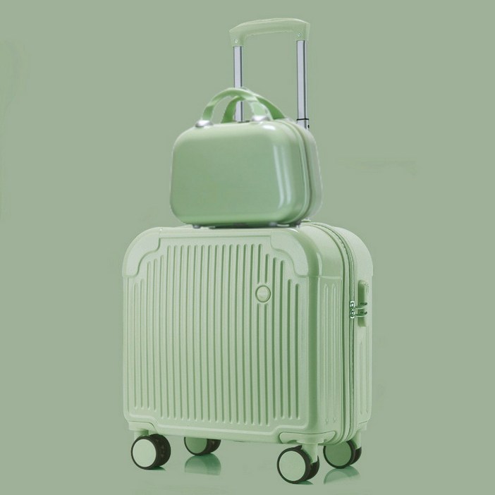플랜와이 파스텔 기내용 마카롱 14인치  18인치 캐리어 세트 C71