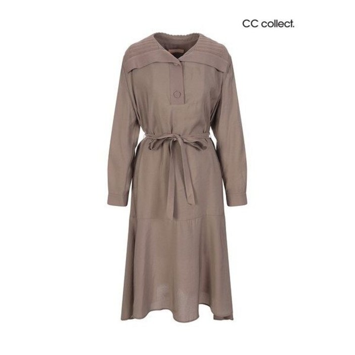 씨씨클럽씨씨콜렉트 니트카라 롱원피스 E223PSE123MO11583384