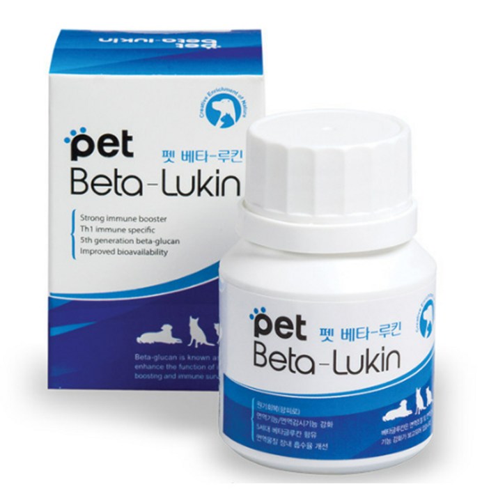 베타루킨 강아지 고양이 면역증강제 60g, 1개
