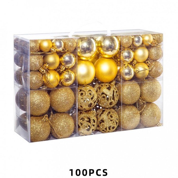 크리스마스 트리 장식볼 오너먼트 100pcs