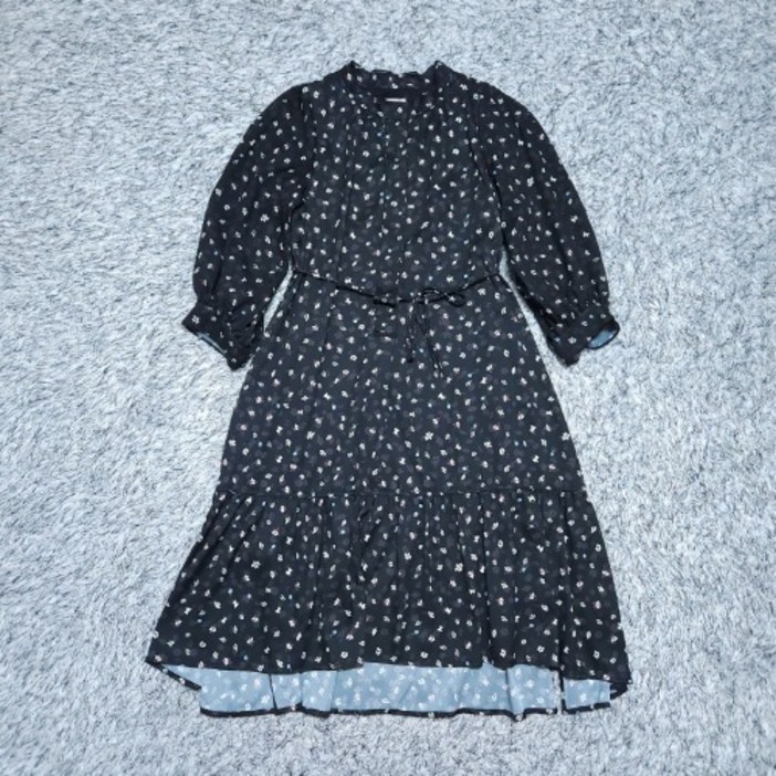 SJSJ) 82-94-160 플라워 롱원피스 빈티지구제