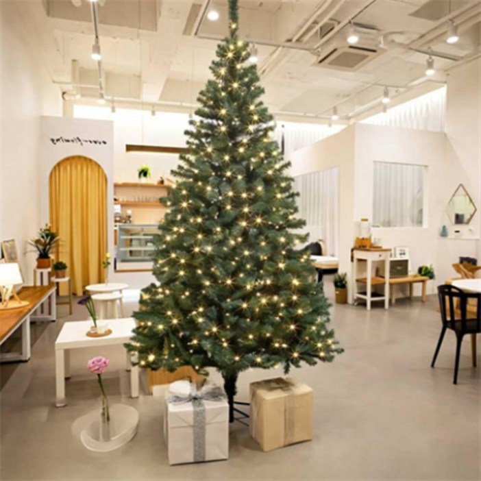 위니 대형 풍성한트리 LED전구 세트 210cm 크리스마스추리 예쁜트리 고급크리스마스트리 아파트크리스마스트리