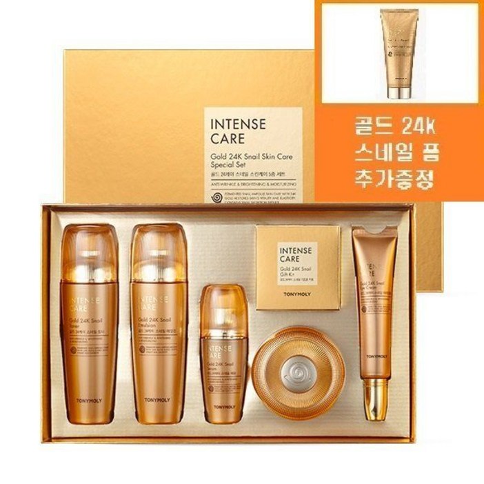 토니모리 즉시출고인텐스 케어 골드24K 스네일 5종정품세트사은품스네일 폼 클렌저이만… 401247