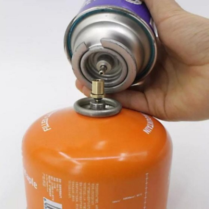 캠핑 가스 충전 휴대용 충전기 어댑터 이소 가스 충전 부탄 주입구 취사 용품