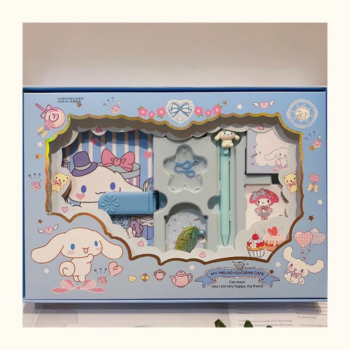 산리오 다이어리 꾸미기 고급형 세트 시나모롤 2종 택 1