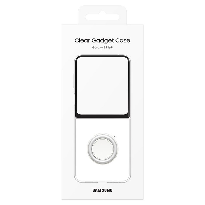 삼성전자 Z플립5 클리어 케이스 세트(액정보호필름포함) EF-XF731 , EF-UF731