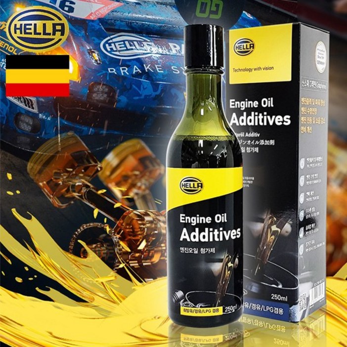 독일 HELLA 헬라 엔진오일 첨가제 250ml 그래핀코팅제