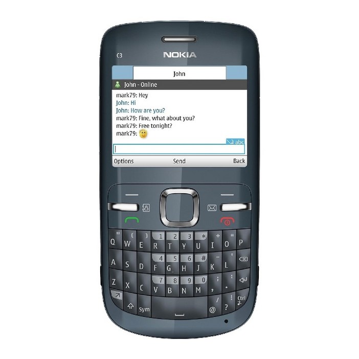 Nokia C300 공기계 휴대폰 QWERTY Nokia C300 공기계 휴대폰 QWERTY