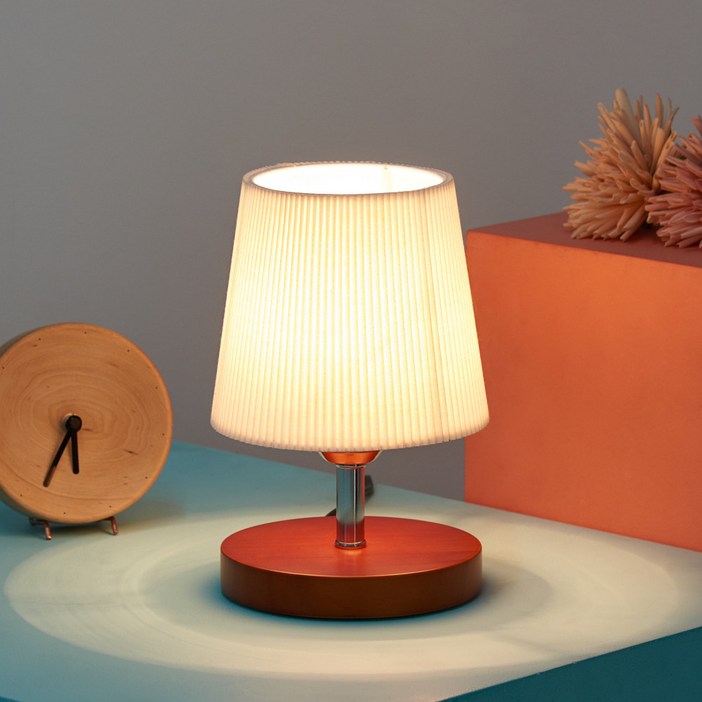 LED 엔틱 베리 원목 단스탠드 전구무료증정