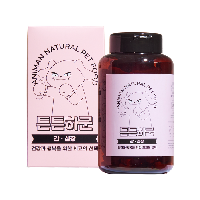 애니먼 튼튼하군 간 심장 강화 면역력 영양제, 심장간, 250g, 1개 애니먼 튼튼하군 간 심장 강화 면역력 영양제, 심장간, 250g, 1개