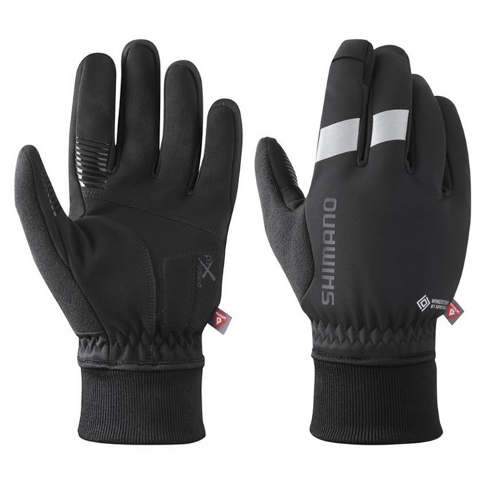 [시마노]고어텍스 윈드스토퍼 프리마로프트 겨울용 기모안감 방한 방풍 자전거긴장갑 터치스크린 호환