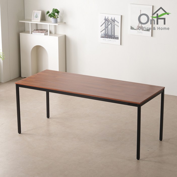 오피스엔홈 엘미오 750 1200 1800 철재 테이블 식탁 업소용