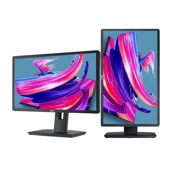 DELL 22인치23인치24인치 LED FHD IPS광시야각 피벗높낮이 사무업무용모니터 중고, 61cm, DELL 24인치 피벗