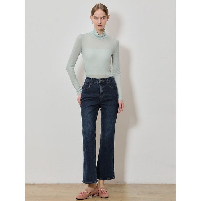 쉬즈미스 오피스 캐주얼 부츠컷 데님 팬츠 택가격 178000원