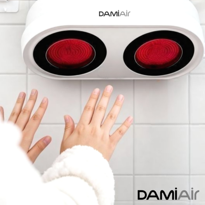 [최신26년형]1초즉각 따뜻 초강력 듀얼 하이라이트 욕실난방기 방수