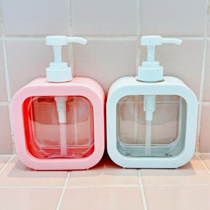 꾹짜는 캠핑세제통 세제소분용기 섬유유연제통 디스펜서 500mL