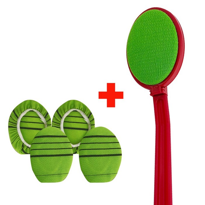 국내생산 빨강 자루등밀이리필4p 등미리 때미리 때밀이 목욕