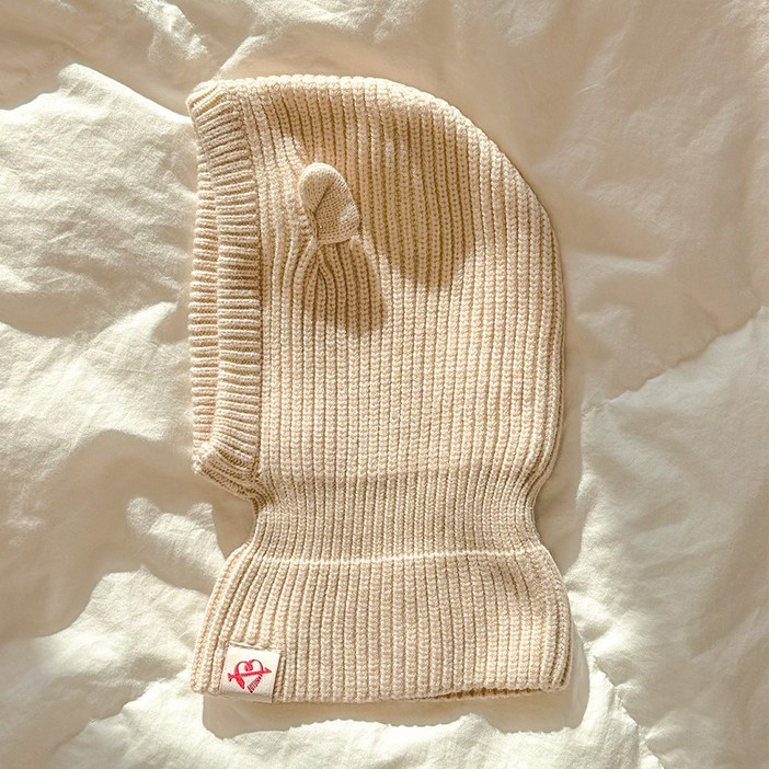 어텀31 아기 유아 곰돌이 귀달이 바라클라바 후드 넥워머